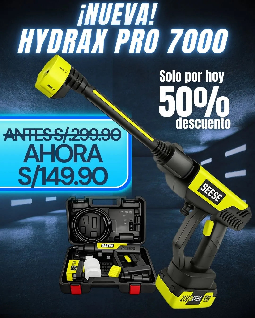 NUEVA HYDRAX PRO 7000⚡